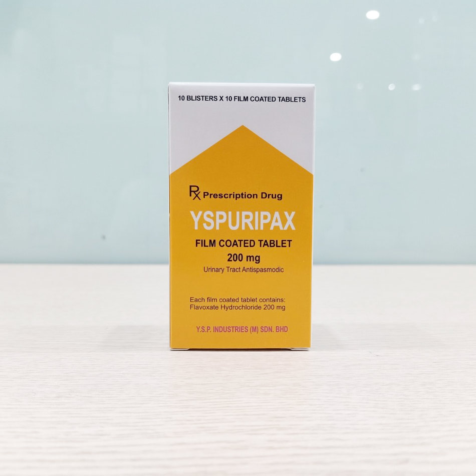 Hình ảnh hộp thuốc Yspuripax 200mg