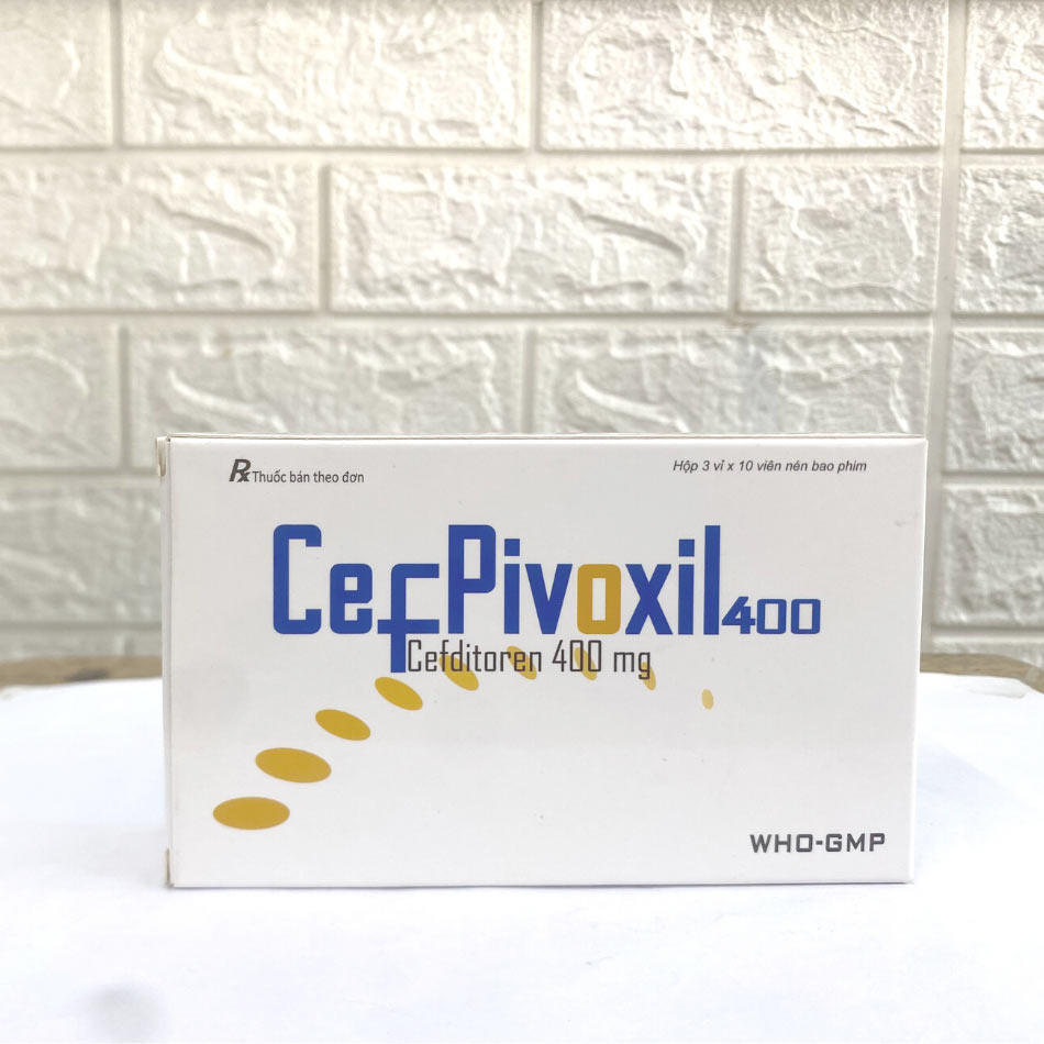 Ảnh hộp thuốc Cefpivoxil 400