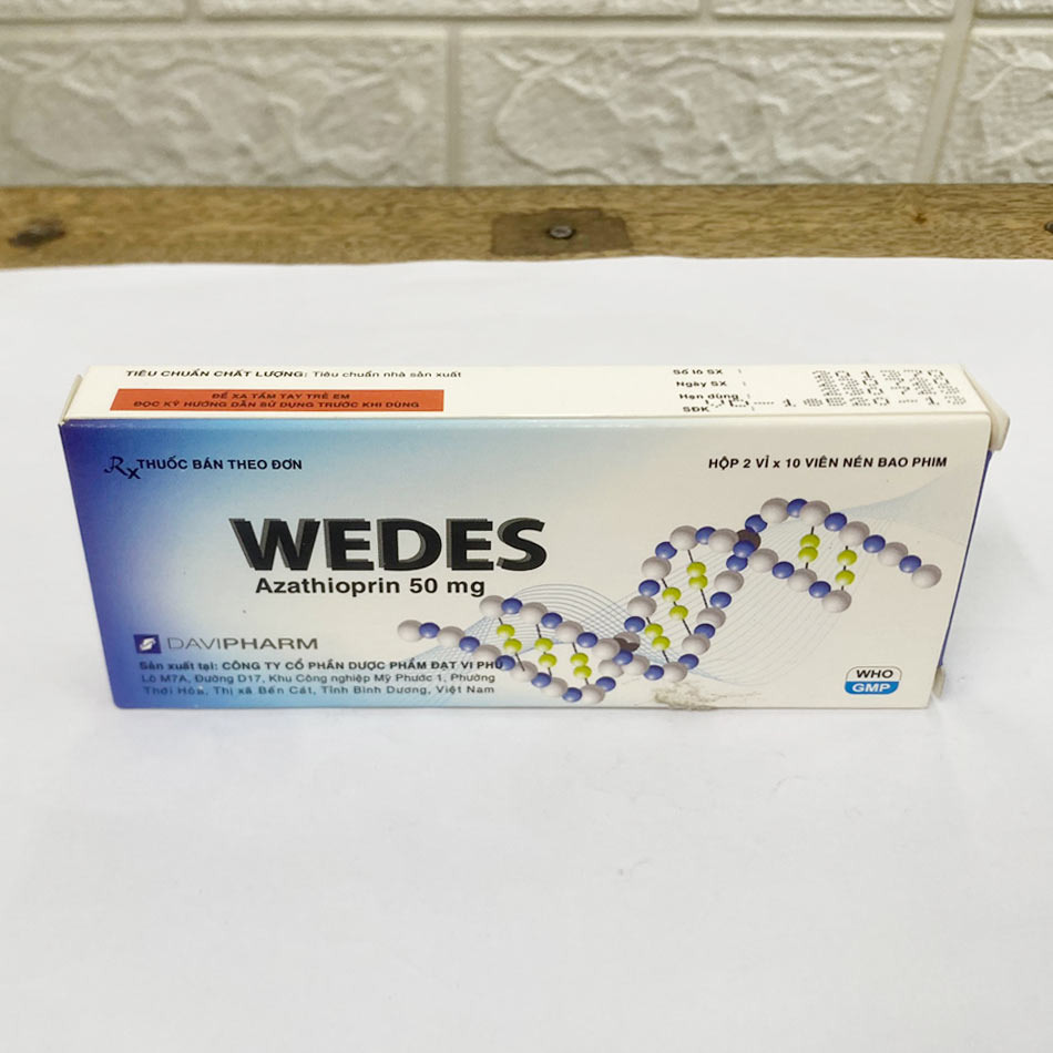 Hình ảnh hộp thuốc Wedes 50mg