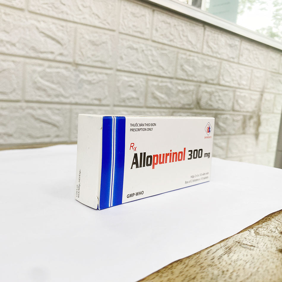 Hộp thuốc Allopurinol