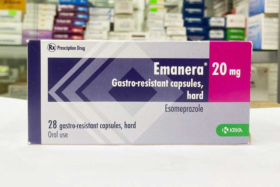 Hình ảnh hộp thuốc Emanera 20mg 