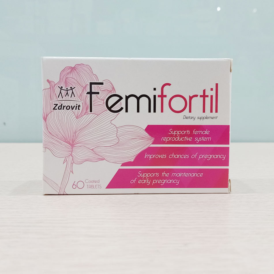 Hình ảnh hộp Femifortil được chụp tại nhà thuốc TAF