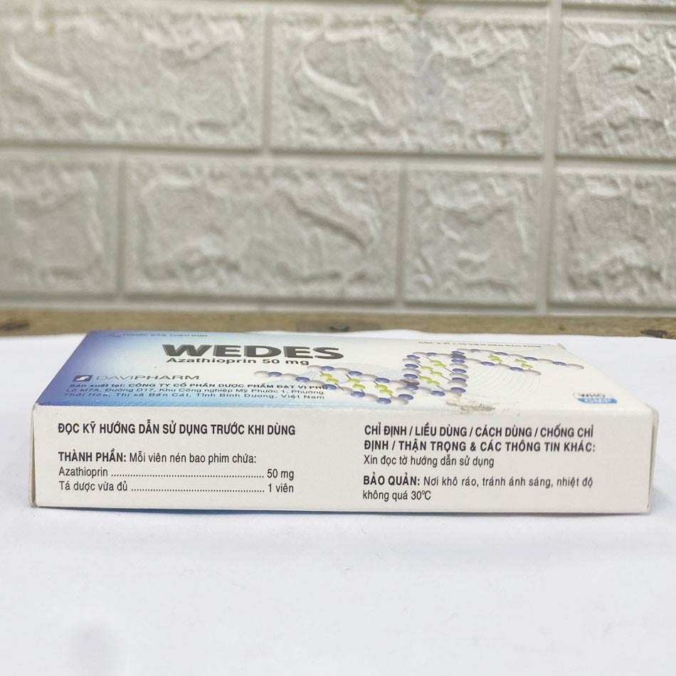 Thành phần của thuốc Wedes 50mg