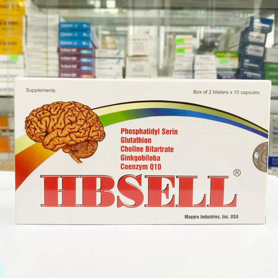 Viên uống HBSELL hỗ trợ sức khỏe não bộ