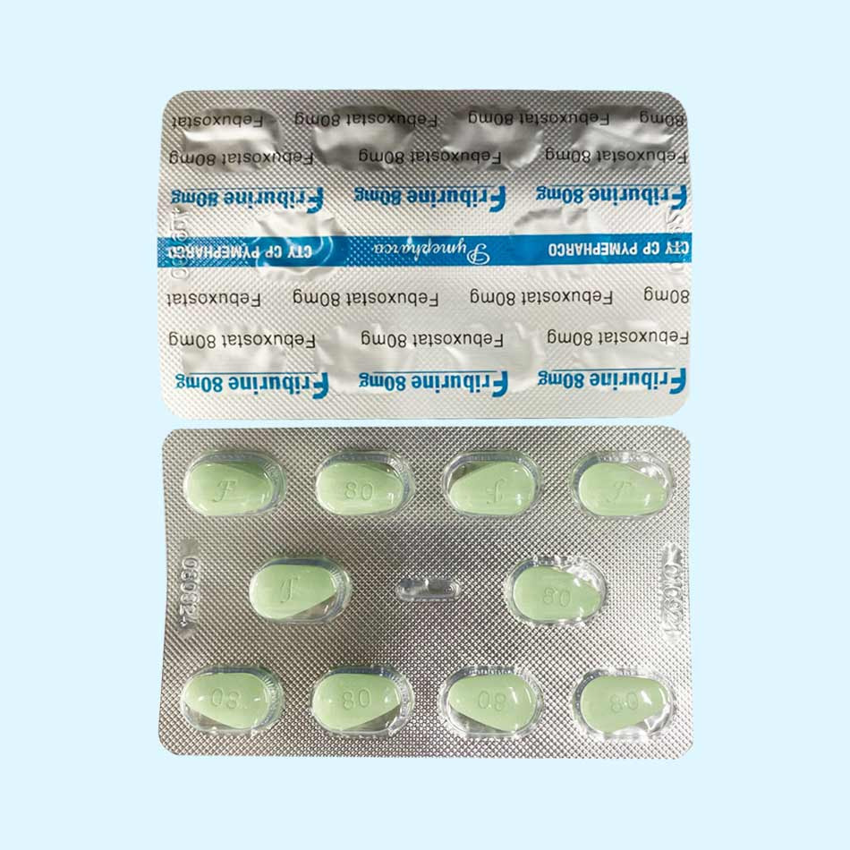 Hình ảnh: 2 mặt vỉ thuốc Friburine