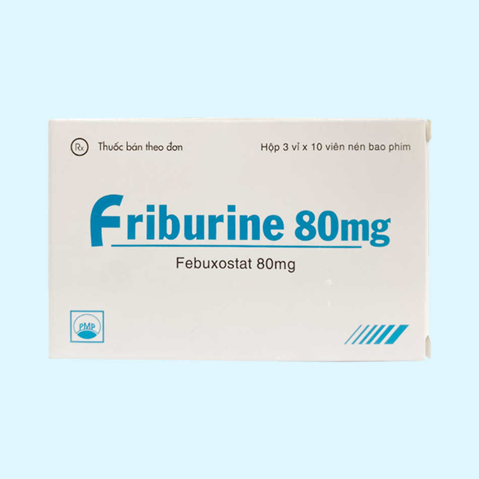 Hình ảnh: Hộp thuốc Friburine 80mg