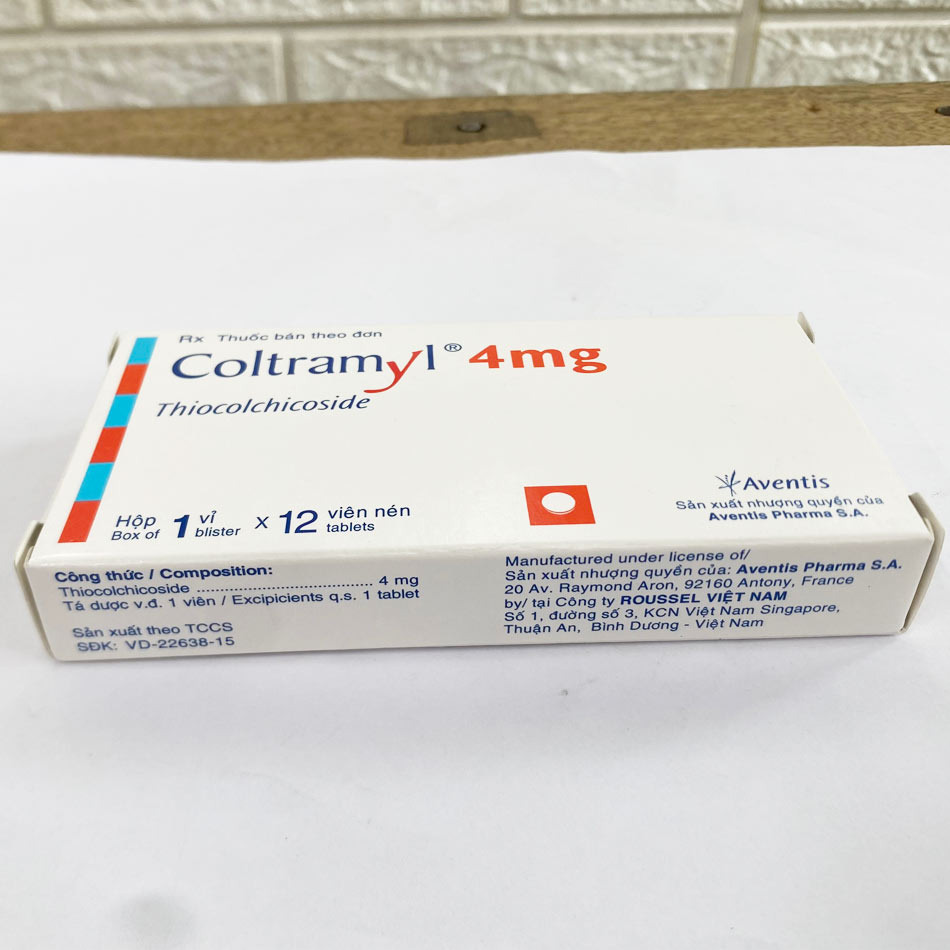Thành phần thuốc Coltramyl 4mg