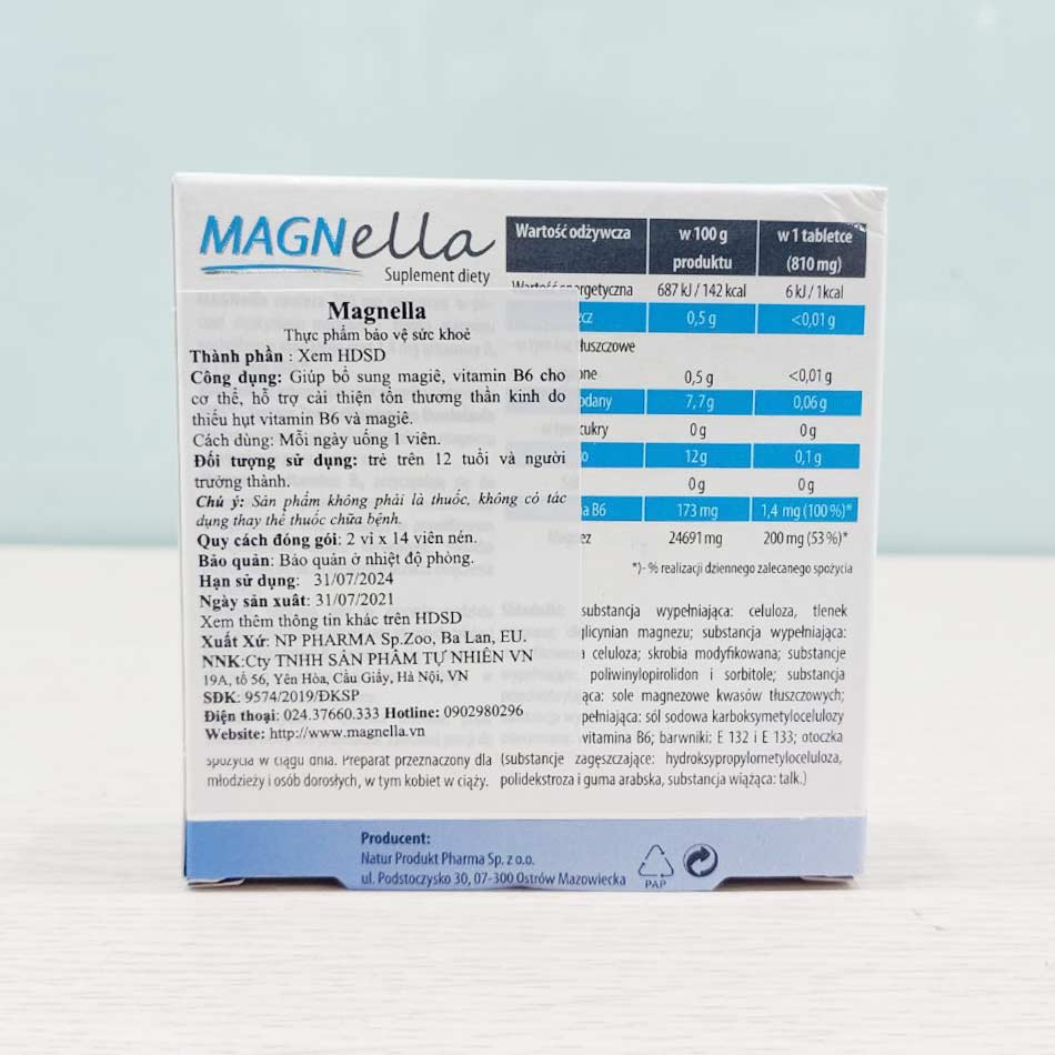 Thông tin về sản phẩm Magnella