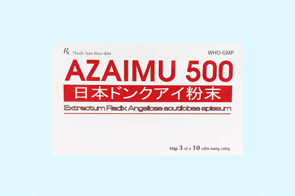 Hình ảnh: Hộp thuốc Azaimu 500