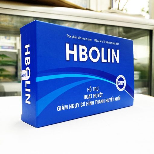 Góc nghiêng sản phẩm hỗ trợ giảm nguy cơ hình thành huyết khối Hbolin