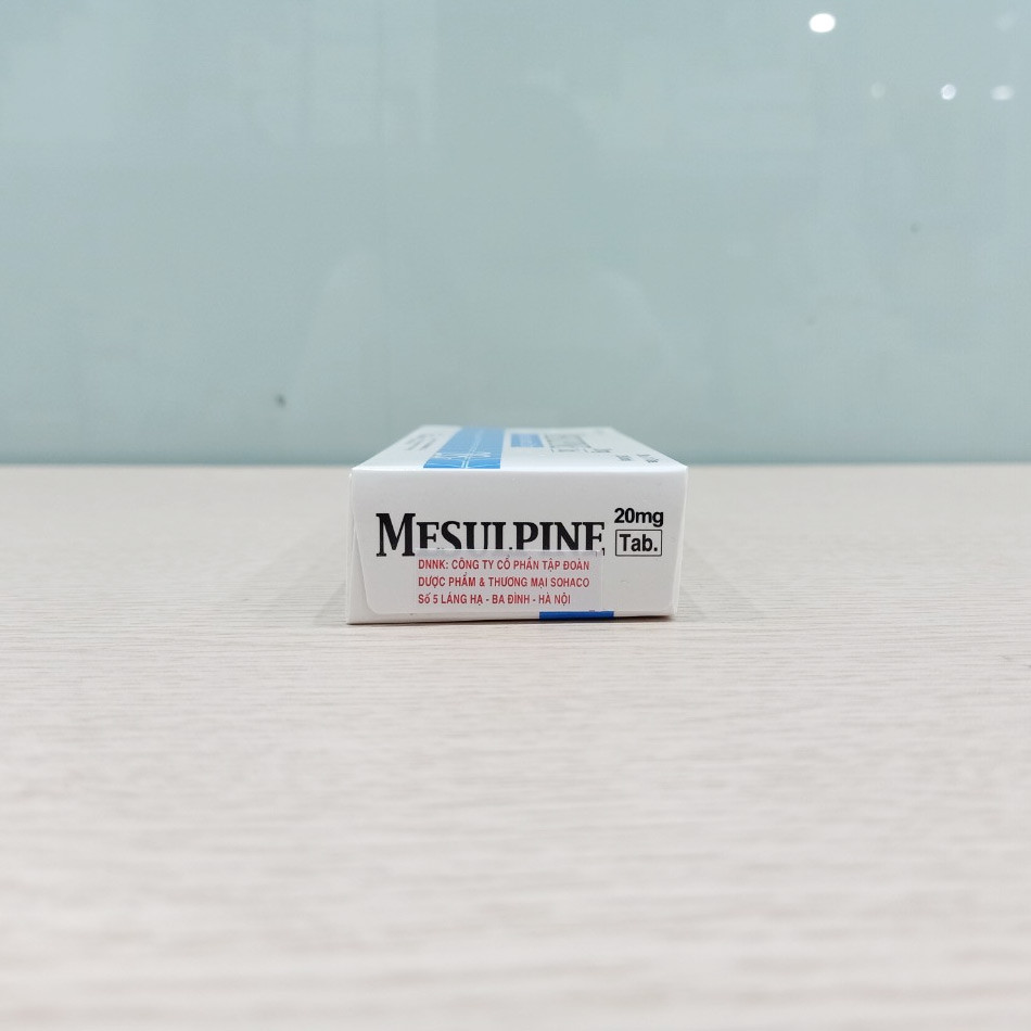 Hình ảnh hộp thuốc Mesulpine 20mg