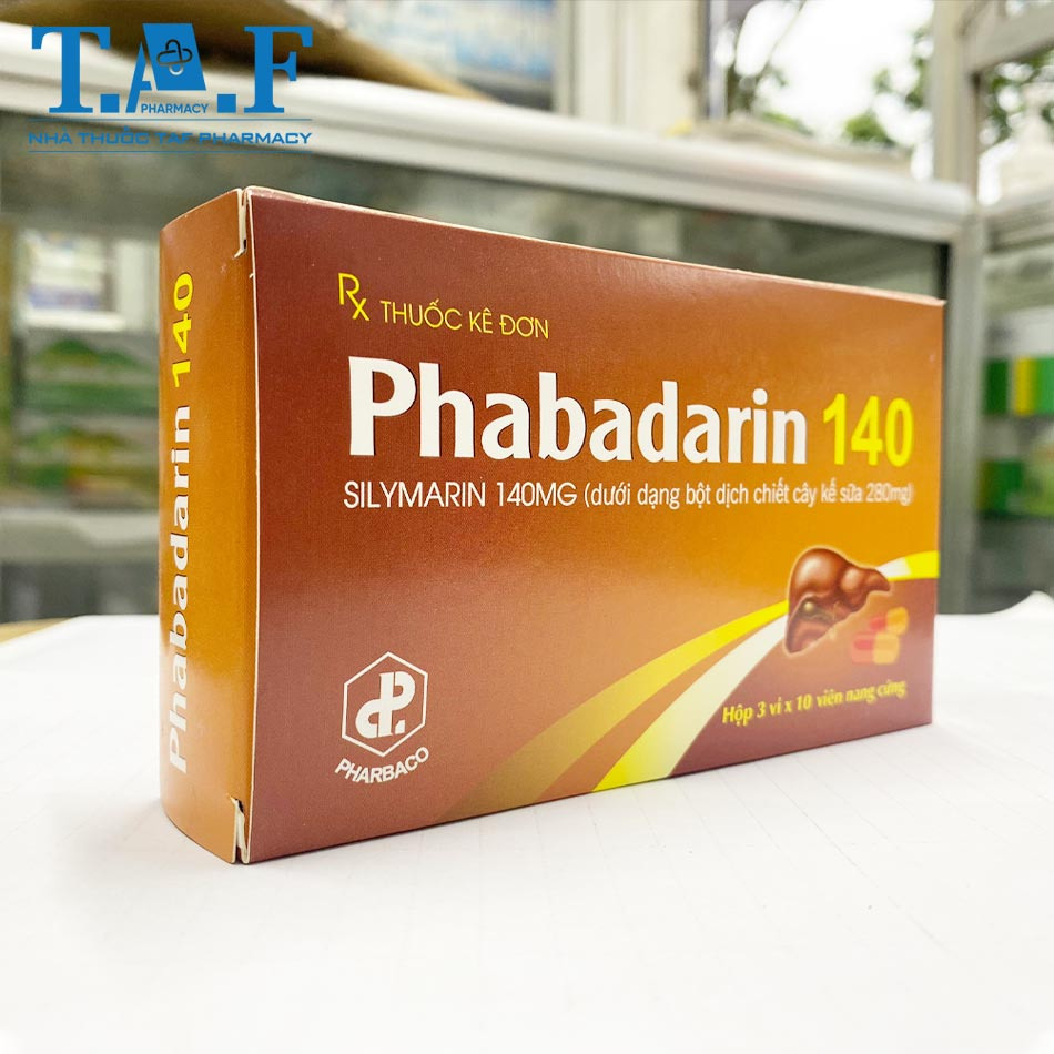 Hình ảnh hộp thuốc Phabadarin 140