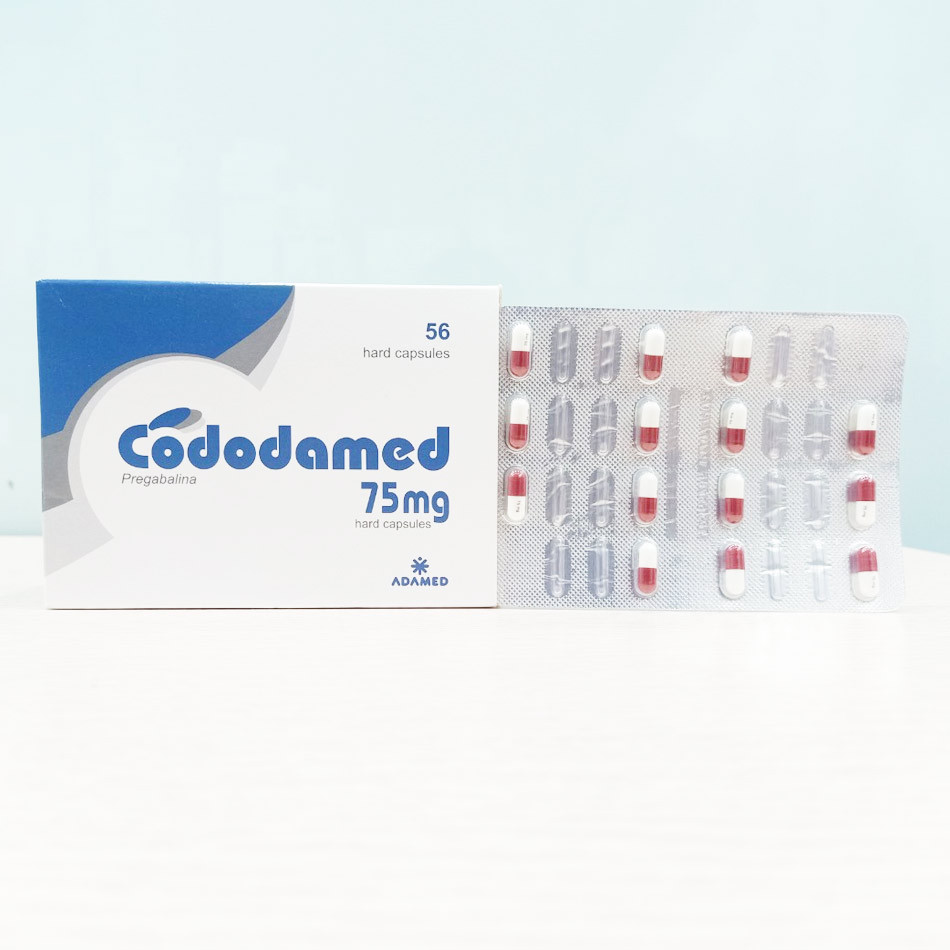 Hình ảnh hộp và vỉ thuốc Cododamed 75mg