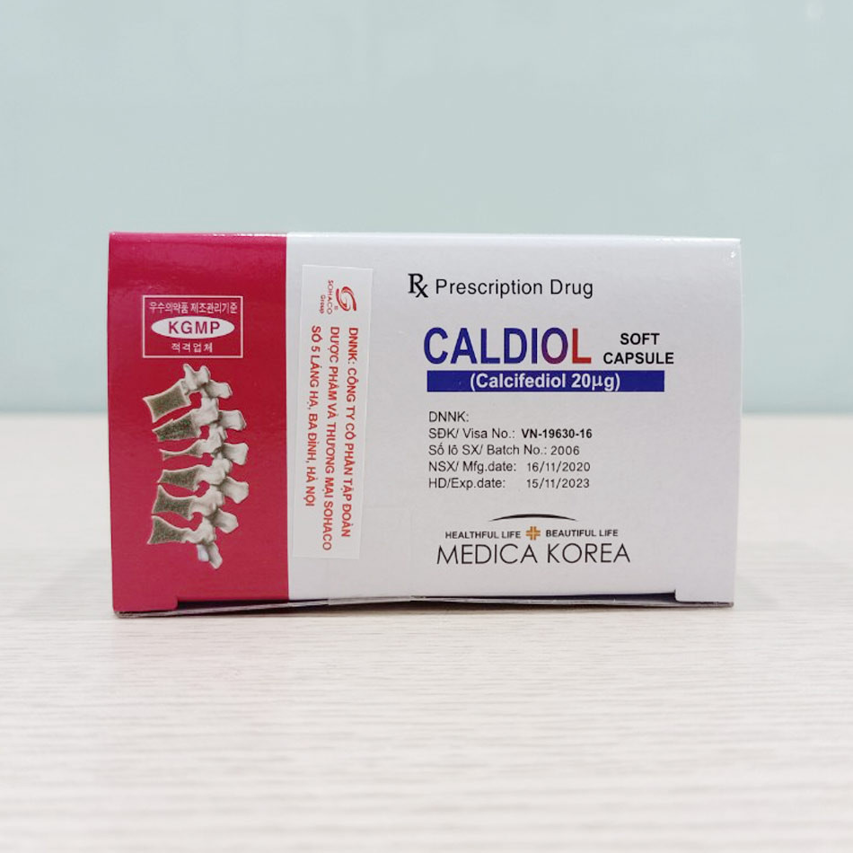 Thuốc Caldiol điều trị loãng xương