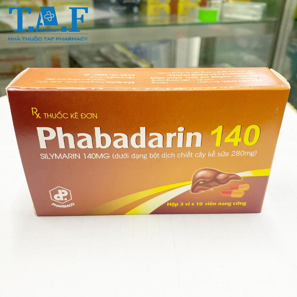 Hình ảnh thuốc Phabadarin 140 hộp 30 viên