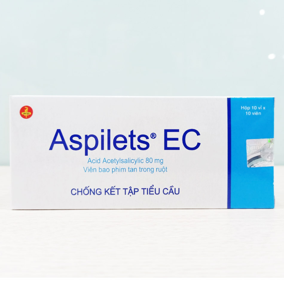 Hộp thuốc Aspilets EC 80mg