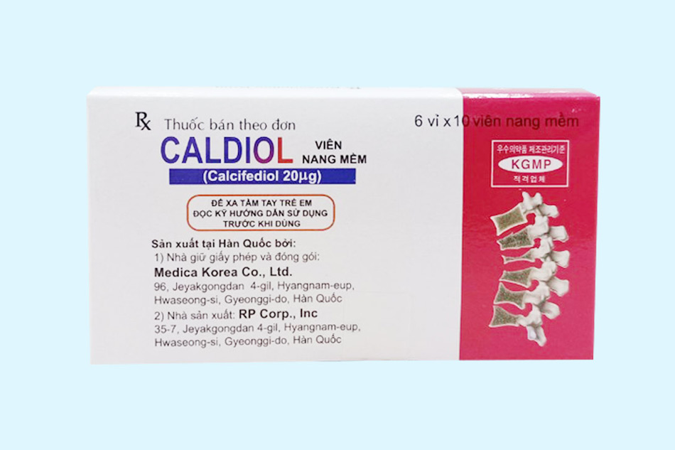 Hình ảnh hộp thuốc Caldiol