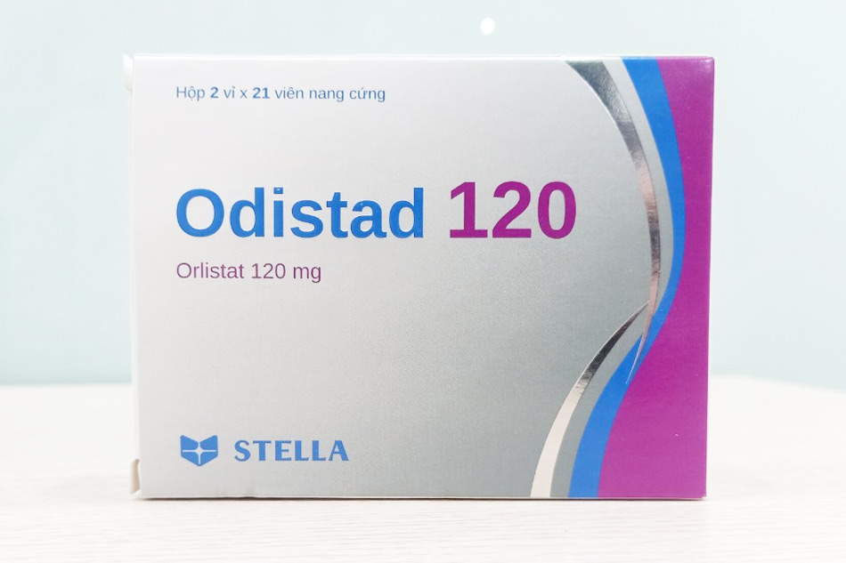 Mặt trước của Hộp thuốc Odistad 120