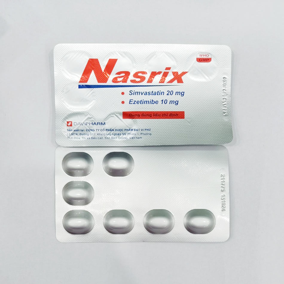 Hình ảnh vỉ thuốc Nasrix