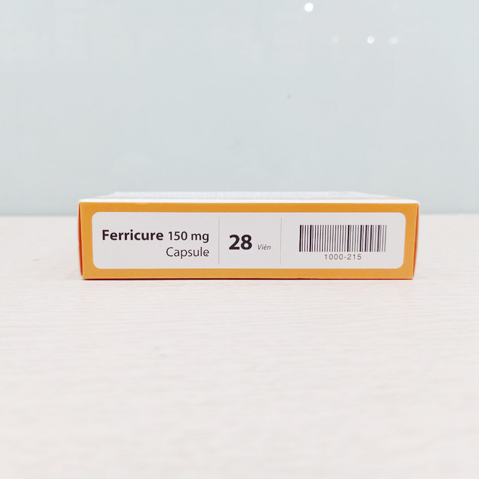 Hộp thuốc Ferricure 150mg Capsule