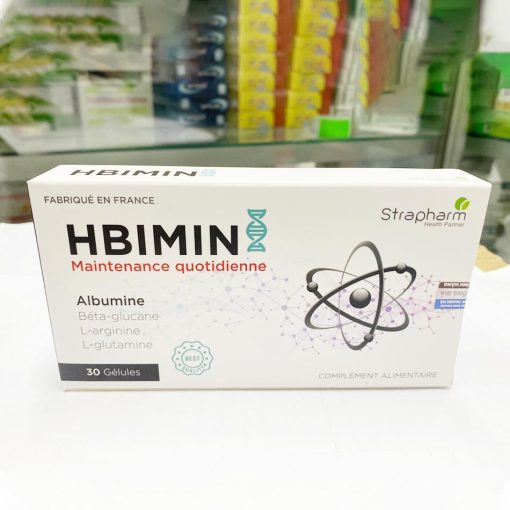 Hộp sản phẩm HBimin chụp tại TAF Healthcare Store
