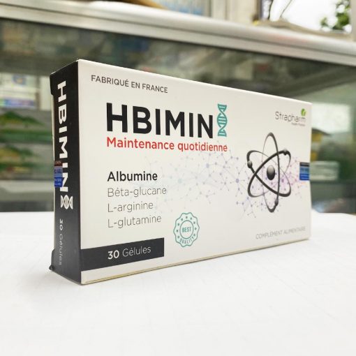 Mặt nghiêng sản phẩm HBimin chụp tại TAF Healthcare Store